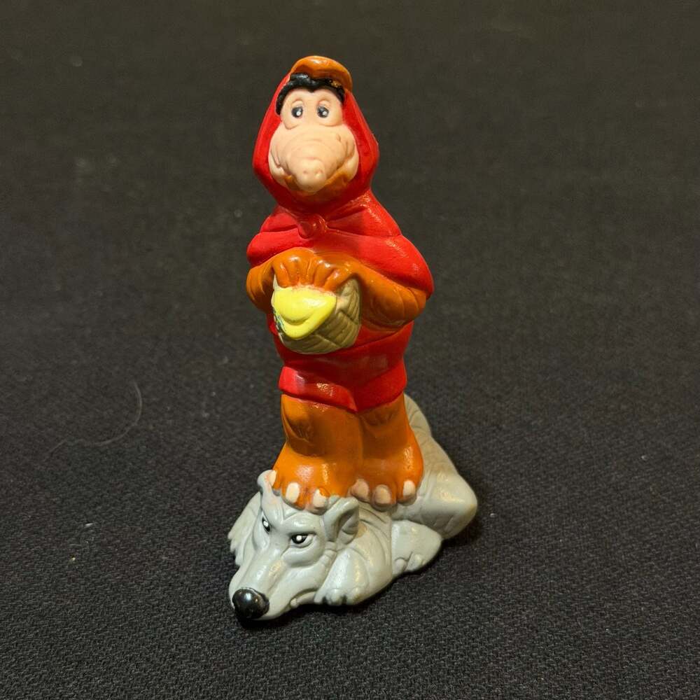 Vintage 1990 Wendy's ALF Tales Little Red Riding Hood PVC Figure Toy